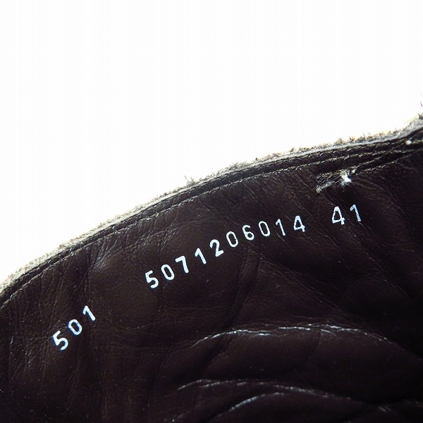 実際に弊社で買取させて頂いたalfredo BANNISTER/アルフレッドバニスター パイソン レザーブーツ/41の画像 5枚目