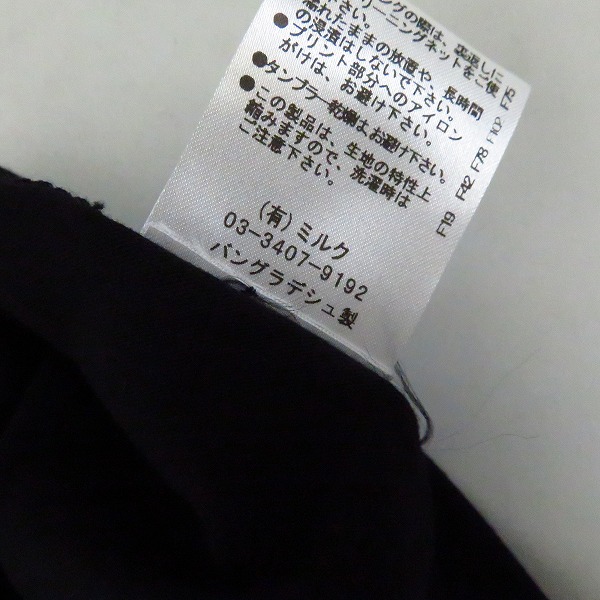 実際に弊社で買取させて頂いた【未使用】MILK BOY×fragment design/ミルクボーイ×フラグメントデザイン カットソー 20184256/Mの画像 4枚目