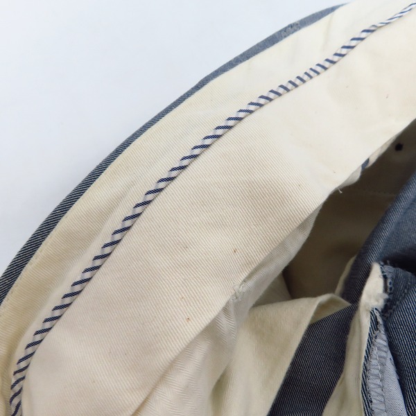 実際に弊社で買取させて頂いたEDIFICE/エディフィス コットン ロングパンツ ブラック×グレー/46/48 2点セットの画像 5枚目