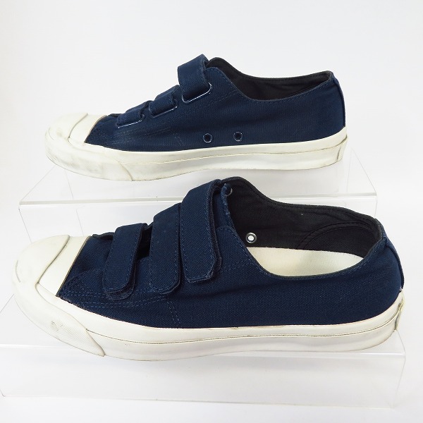 実際に弊社で買取させて頂いたCONVERSE/コンバース JACK PURCELL/ジャックパーセル ベルクロ　スニーカー 1CK228/26の画像 3枚目