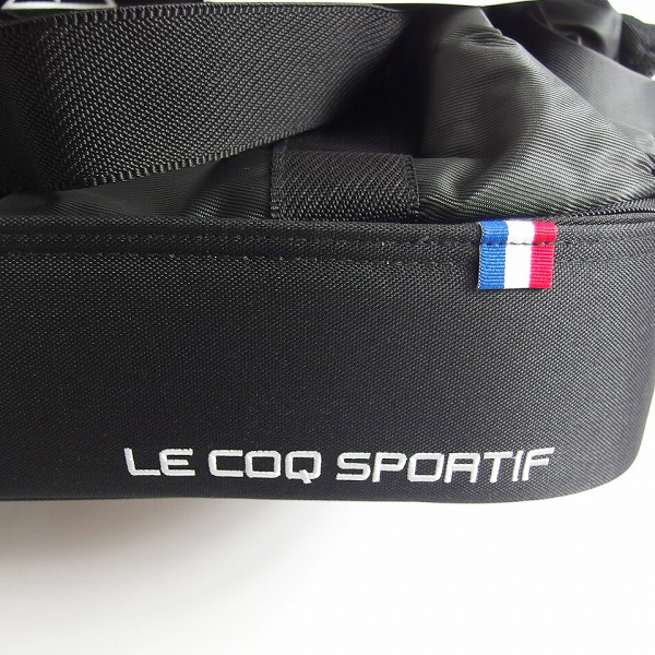 実際に弊社で買取させて頂いた【未使用】le coq sportif/ルコックスポルティフ ゴルフ 2層式 軽量ボストンバック QQBLJA09の画像 4枚目