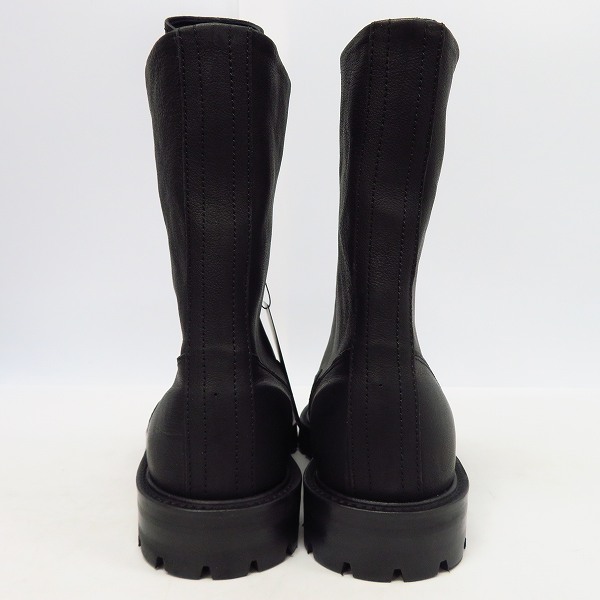 実際に弊社で買取させて頂いた【未使用】Moonage Devilment/ムーンエイジデビルメント フロントZIPレザーロングブーツ mfw-0069/40の画像 1枚目