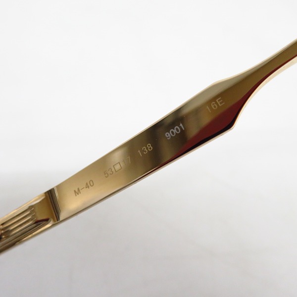 実際に弊社で買取させて頂いた999.9/フォーナインズ サーモントスタイル メガネフレーム M-40 9001の画像 5枚目