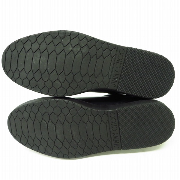 実際に弊社で買取させて頂いたJIMMY CHOO/ジミーチュウ CASH スタースタッズ レザースニーカー/41.5の画像 2枚目