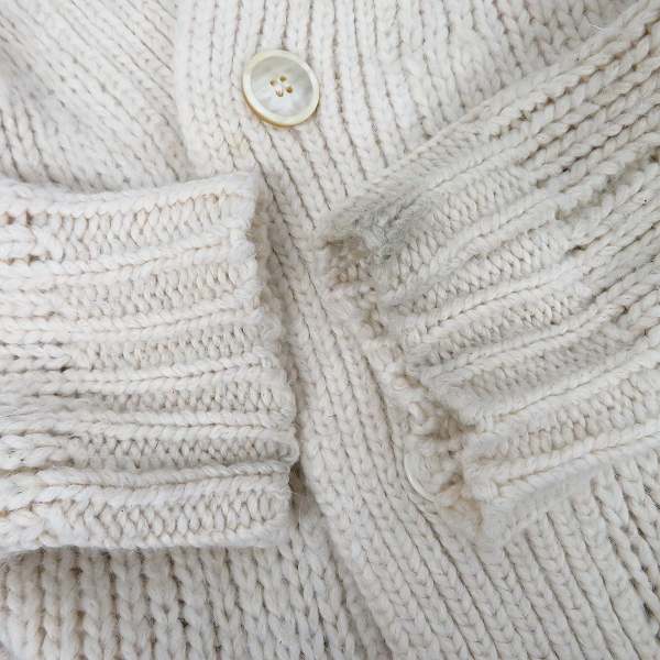 実際に弊社で買取させて頂いたDRIES VAN NOTEN/ドリスヴァンノッテン アルパカ混 ウールカーディガン S の画像 5枚目