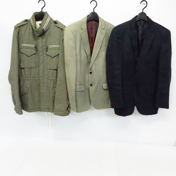 実際に弊社で買取させて頂いたEDIFICE/エディフィス T・S・C/スーツカンパニー 他 千鳥柄ブルゾン/テーラードジャケット 3点セット
