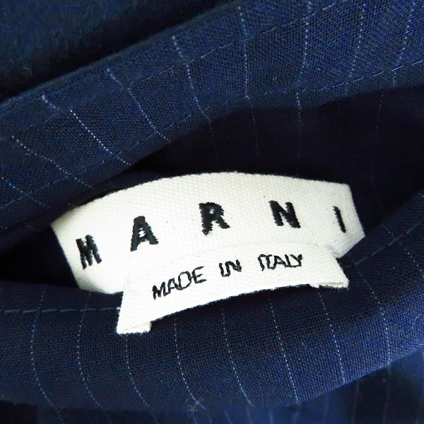 実際に弊社で買取させて頂いたMARNI/マルニ ストライプ リバーシブル テーラードジャケット/44の画像 4枚目