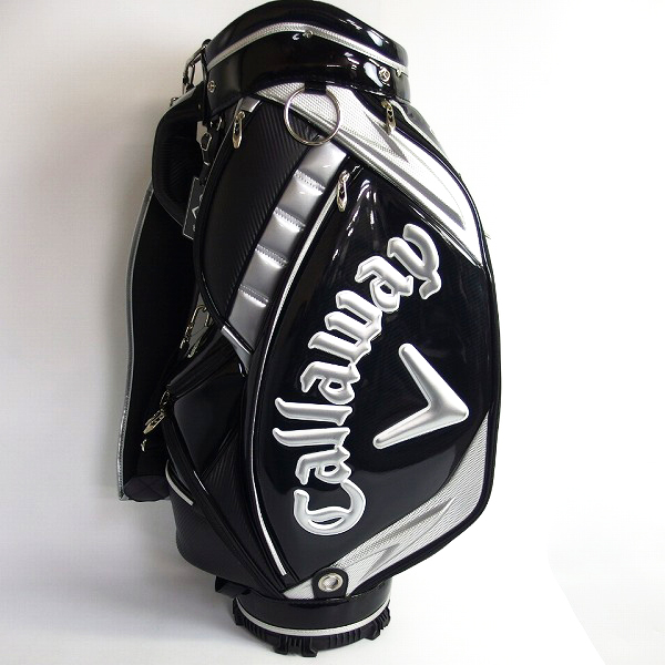 Callaway/キャロウェイ エナメル キャディバッグ KH1803 ブラック