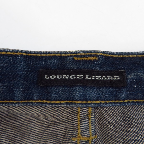 実際に弊社で買取させて頂いたLounge Lizard/ラウンジリザード ストレート デニムパンツ インディゴブルー/2の画像 3枚目
