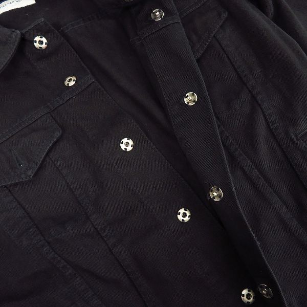 実際に弊社で買取させて頂いたDRIES VAN NOTEN/ドリスヴァンノッテン デニムジャケット エルボーパッチ/Sの画像 4枚目