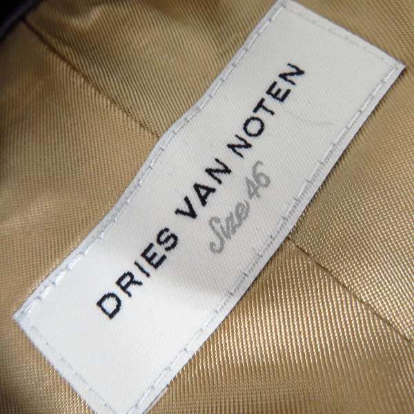 実際に弊社で買取させて頂いたDRIES VAN NOTEN/ドリスヴァンノッテン 花柄 ダブルボタン ジャケット 73-07-81-07002/46の画像 3枚目