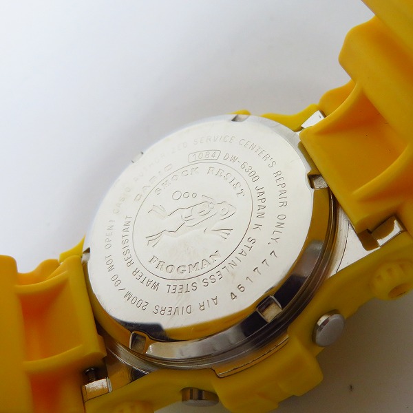 G-SHOCK/Gショック 初代 FROGMAN/イエローフロッグマン DW-6300-9 /000