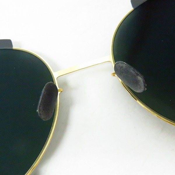 実際に弊社で買取させて頂いたMYKITA/マイキータ HOUSTON/ヒューストン サングラス/アイウェア col.167 GOLD/JETBLACKの画像 2枚目