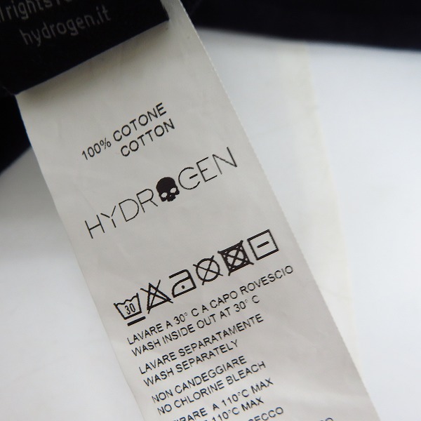 実際に弊社で買取させて頂いたHYDROGEN/ハイドロゲン スカル/スタッズ パーカー/Lの画像 3枚目