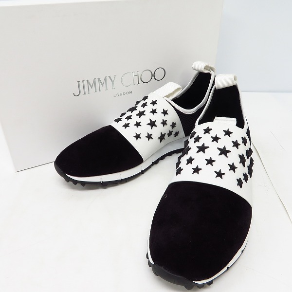実際に弊社で買取させて頂いたJIMMY CHOO/ジミーチュウ OAKLAND/M スタースタッズ スニーカー/スリッポン/41.5