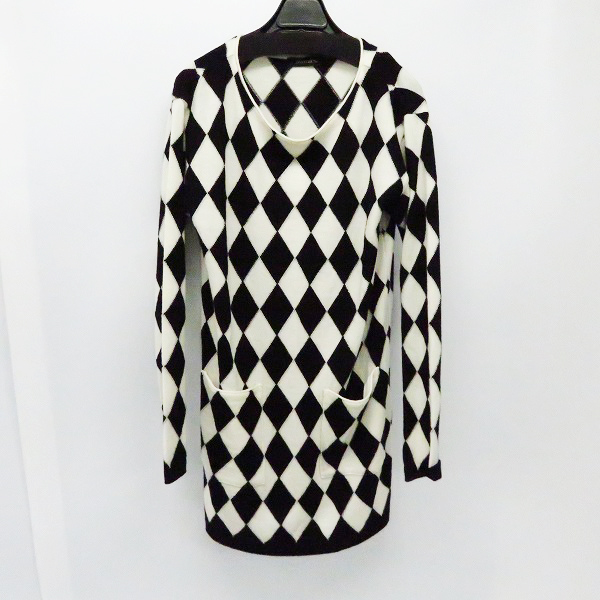 実際に弊社で買取させて頂いたHYSTERICS/ヒステリックス ダイヤモンドチェック ニットワンピース/F