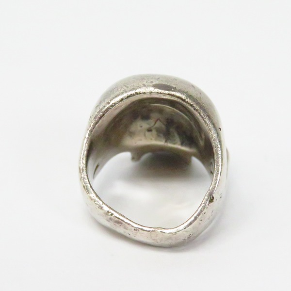 実際に弊社で買取させて頂いたCRAZY PIG/クレイジーピッグ LARGE EVIL SKULL ラージ エビル スカルリング 16-17号の画像 3枚目