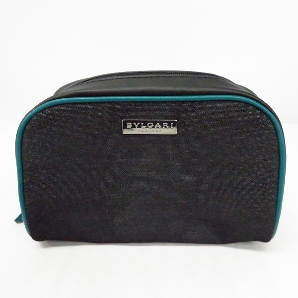 実際に弊社で買取させて頂いたBVLGARI/ブルガリ ポーチ ブラック/ブルー