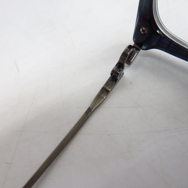 実際に弊社で買取させて頂いた999.9/フォーナインズ ネオプラスチック メガネフレーム/アイウェア NPM-25の画像 5枚目