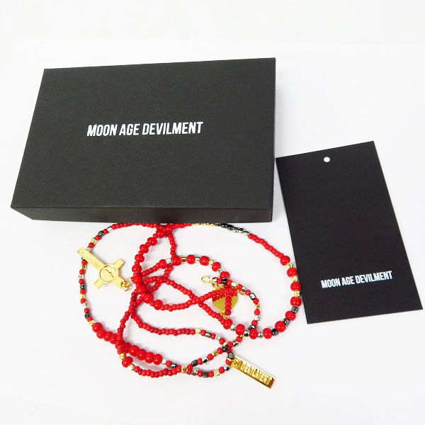 実際に弊社で買取させて頂いたMoonage Devilment/ムーンエイジデビルメント Combination Beads Rosary ロザリオネックレス/mac-0375の画像 7枚目
