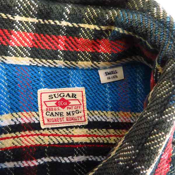 実際に弊社で買取させて頂いたSUGAR CANE/シュガーケーン チェック柄 ワークシャツ　SC25527/Sの画像 2枚目