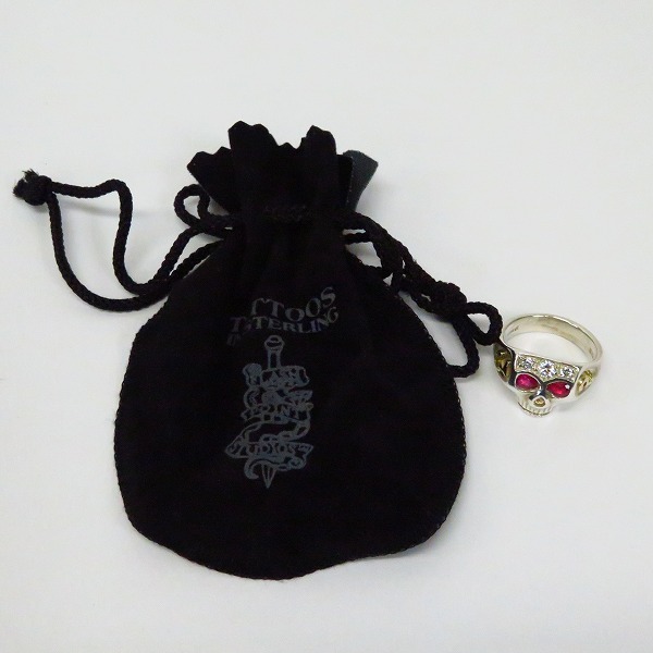 実際に弊社で買取させて頂いたFLASH POINT/フラッシュポイント ジムスカルリング ルビー/C-MAG 18.5号の画像 9枚目