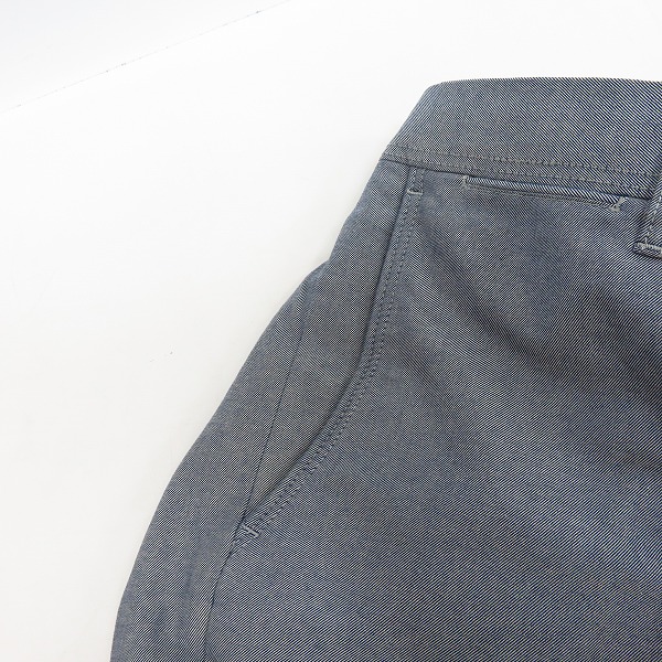 実際に弊社で買取させて頂いたEDIFICE/エディフィス コットン ロングパンツ ブラック×グレー/46/48 2点セットの画像 6枚目