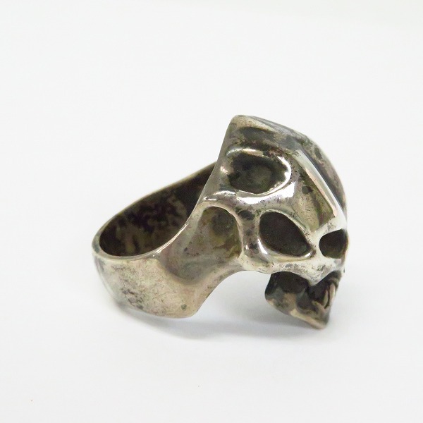 実際に弊社で買取させて頂いたCRAZY PIG/クレイジーピッグ CARCAS/カーカス スカルリング 25号の画像 4枚目