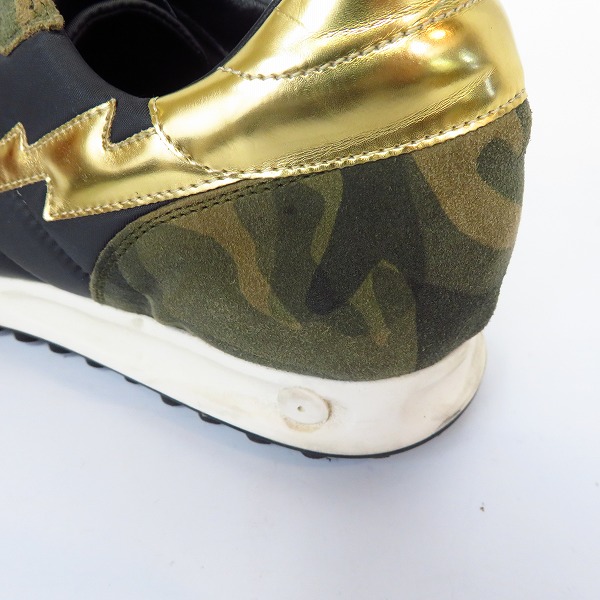 実際に弊社で買取させて頂いたHYDROGEN/ハイドロゲン スニーカー 迷彩/43の画像 6枚目