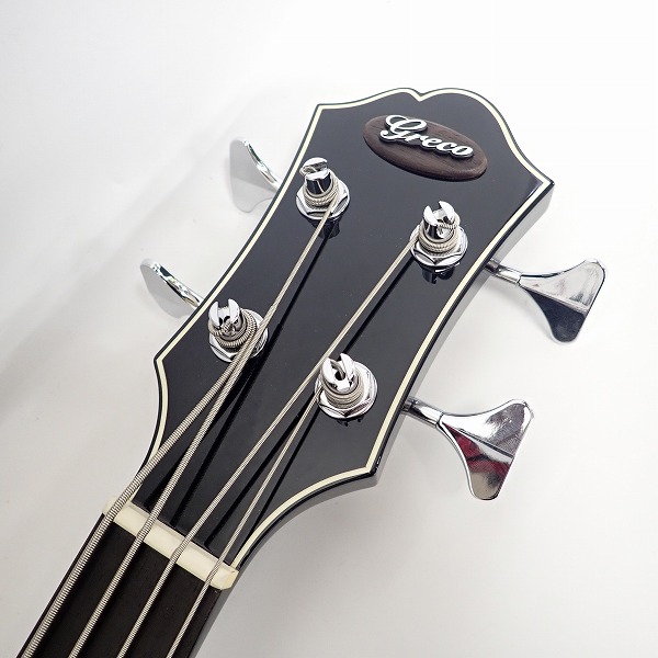 実際に弊社で買取させて頂いた★Greco/グレコ BEG-105 Black アクティブ エレキベース ケース付きの画像 1枚目