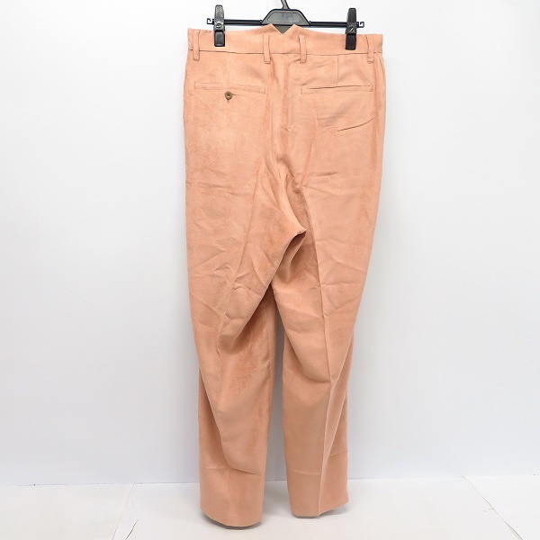 実際に弊社で買取させて頂いた【未使用】DISCOVERED/ディスカバード スウェード 3タックトラウザーパンツ DC-S18-PT-05/2の画像 1枚目