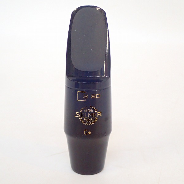 実際に弊社で買取させて頂いたSELMER/セルマー S80 C* アルトサックス用 マウスピース ロブナーL-6 リガチャー付きの画像 1枚目