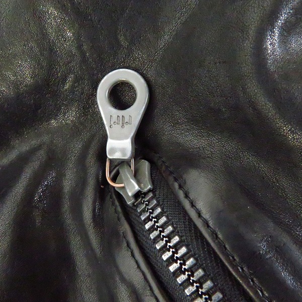 実際に弊社で買取させて頂いたBACKLASH/バックラッシュ EL DIABLO イタリアンダブルショルダー ダブルライダース/1254-02/Mの画像 6枚目