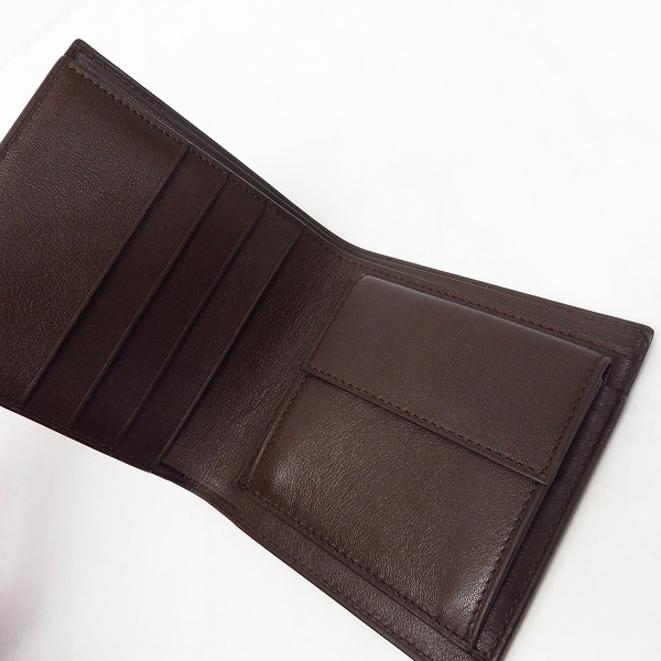 実際に弊社で買取させて頂いたCartier/カルティエ サントス 二つ折り ウォレット ブラウンの画像 3枚目