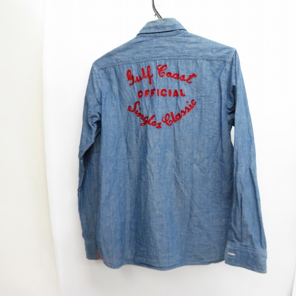 実際に弊社で買取させて頂いたSUGAR CANE/シュガーケーン デニム ワークシャツ　SC25684/Sの画像 1枚目