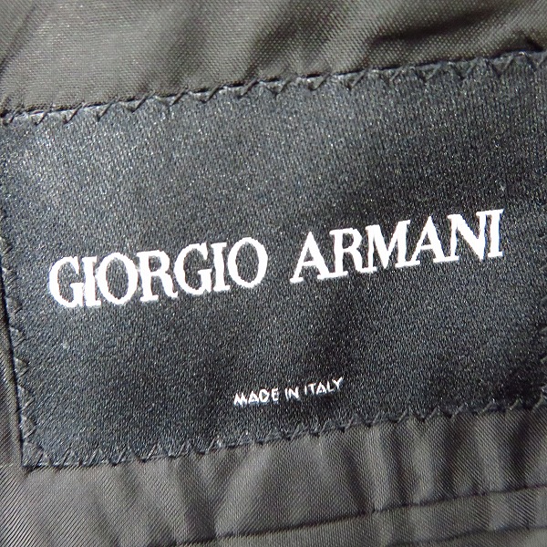 実際に弊社で買取させて頂いたGIORGIO ARMANI/ジョルジオアルマーニ BORGO21 SPA セットアップスーツ 44の画像 2枚目