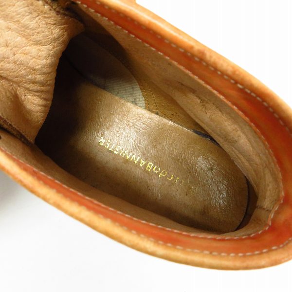 実際に弊社で買取させて頂いたalfredo BANNISTER/アルフレッドバニスター レースアップブーツ Size：42の画像 4枚目