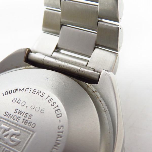 実際に弊社で買取させて頂いたTAG HEUER/タグホイヤー スーパープロフェッショナル 1000M 840.006の画像 4枚目