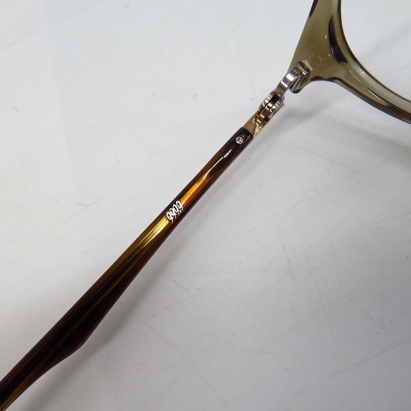 実際に弊社で買取させて頂いた999.9/フォーナインズ メガネフレーム ボストン型 NPM-61の画像 5枚目