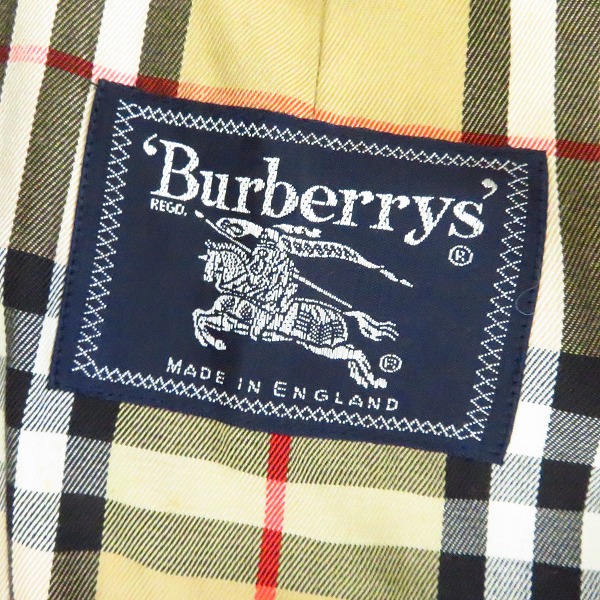 実際に弊社で買取させて頂いたBurberrys/バーバリーズ 100％ コットン ステンカラーコートの画像 2枚目