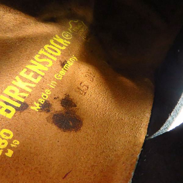 実際に弊社で買取させて頂いたBIRKENSTOCK/ビルケンシュトック ボストン ブラック/43の画像 5枚目