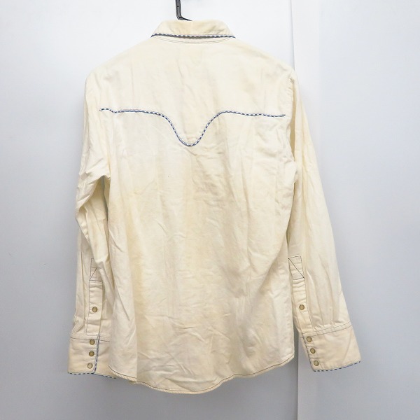 実際に弊社で買取させて頂いたBLUEBLUE/ブルーブルー ウエスタンシャツ 長袖 コットン/1の画像 1枚目
