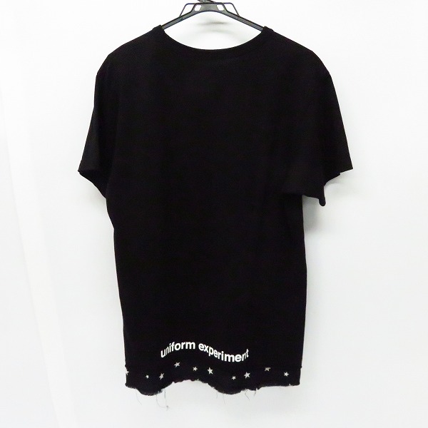 実際に弊社で買取させて頂いたuniform experiment/ユニフォームエクスペリメント HEM LAYERED TEE/1の画像 1枚目