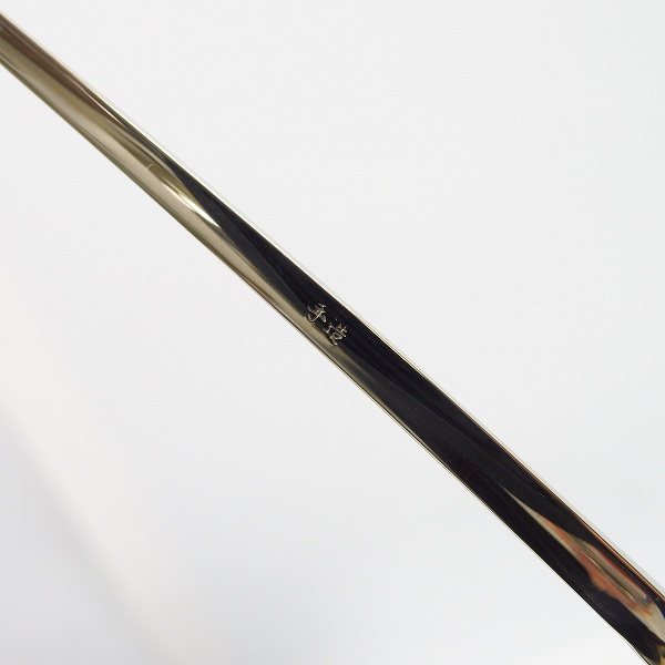 実際に弊社で買取させて頂いた金子眼鏡/カネコガンキョウ 井戸多美男作/イドタミオ メガネフレーム/アイウェア  T-442-2の画像 5枚目