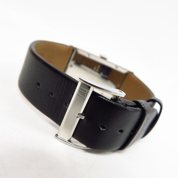 実際に弊社で買取させて頂いたdunhill/ダンヒル ウェイファー 黒文字盤 /アナログ 2針 クォーツ/腕時計/ウォッチ 8036の画像 2枚目