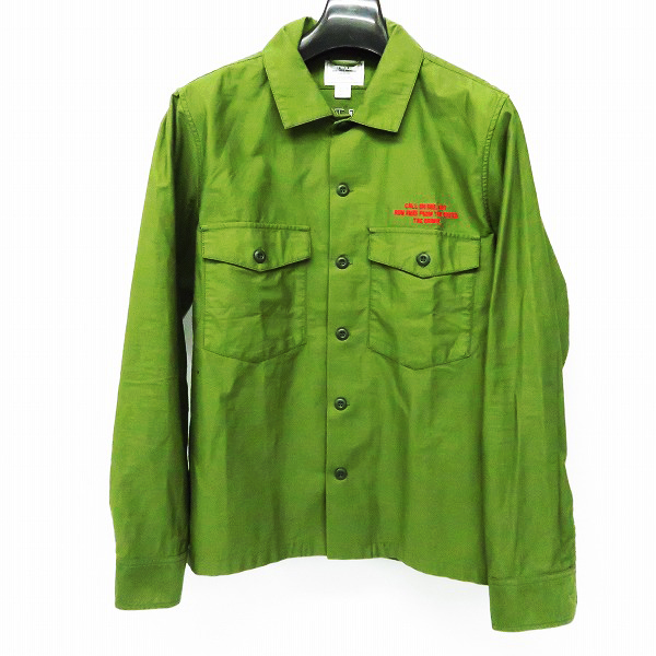 実際に弊社で買取させて頂いたTHE CRIMIE/クライミー 背面マリア刺繍 ミリタリーシャツ C1H5-SH05/M