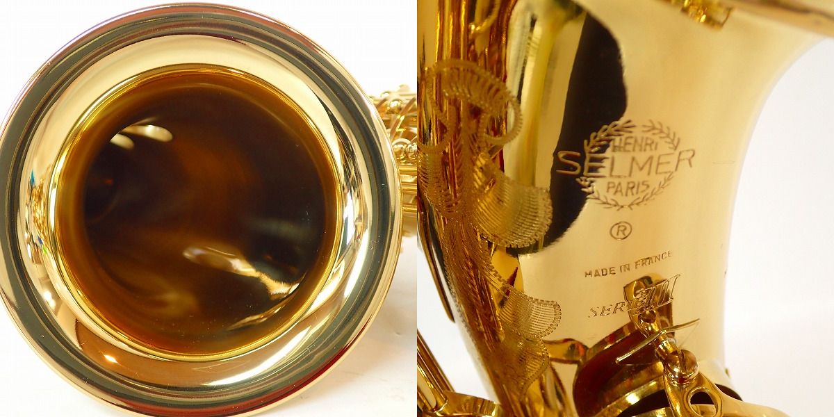 実際に弊社で買取させて頂いた★H. Selmer/セルマー Serie Ⅲ シリーズ3 アルトサックス ネック付きの画像 2枚目