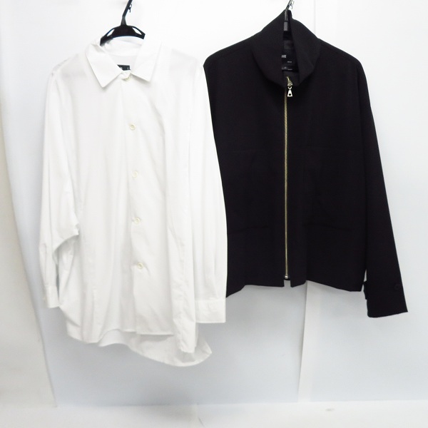 実際に弊社で買取させて頂いたHARE/ハレ 長袖シャツ ジップアップブルゾン S/M 2点セット