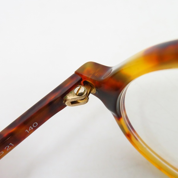 実際に弊社で買取させて頂いたGIORGIO ARMANI/ジョルジオアルマーニ 丸眼鏡/メガネフレーム デミの画像 6枚目