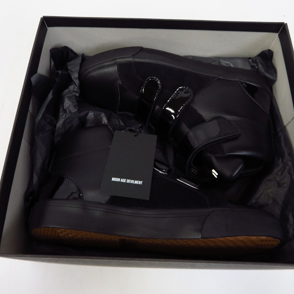 実際に弊社で買取させて頂いた【未使用】MOON AGE DEVILMENT/ムーンエイジデビルメント トリプルレザーストラップスニーカー mfw-0072/39の画像 7枚目